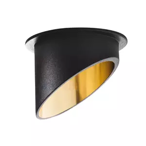 Kép 1/6 - Kanlux Beépíthető spot lámpatest SPAG C arany/fekete (K)