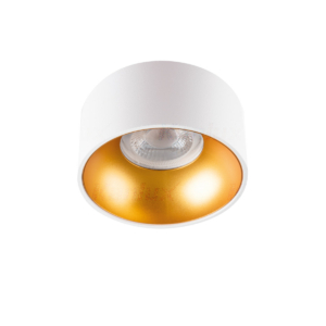 Kép 1/5 - Kanlux beépíthető spot lámpatest MINI RITI GU10 fehér-arany
