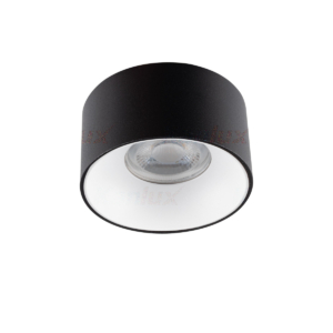 Kép 1/5 - Kanlux beépíthető spot lámpatest MINI RITI GU10 fekete-fehér