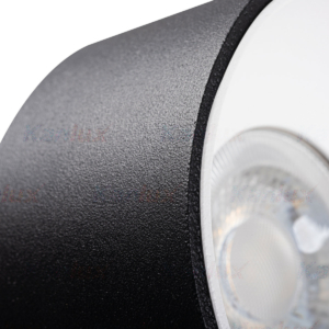 Kép 2/5 - Kanlux beépíthető spot lámpatest MINI RITI GU10 fekete-fehér
