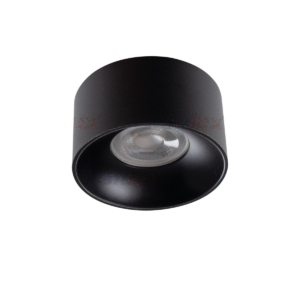Kép 1/5 - Kanlux beépíthető spot lámpatest MINI RITI GU10 fekete-fekete