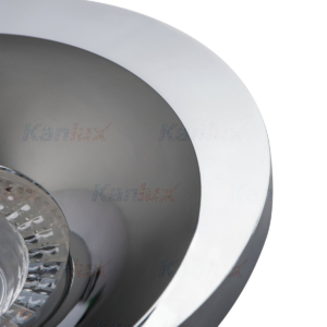 Kép 2/5 - Kanlux Beépíthető spot lámpatest Bonis DSO-C kör, alu, króm
