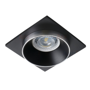 Kép 1/4 - Kanlux Beépíthető spot lámpatest SIMEN DSL ezüst/fekete/fekete