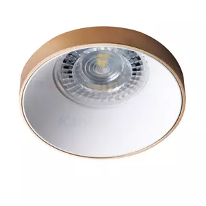 Kép 1/4 - Kanlux Beépíthető spot lámpatest SIMEN DSO arany/fehér