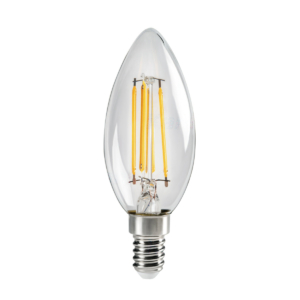 Kép 1/3 - Kanlux LED fényforrás XLED C35 E14 4.5W-WW