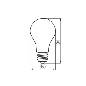 Kép 3/3 - Kanlux LED fényforrás XLED A60 7W-DIM, 810 lumen, 4000 K
