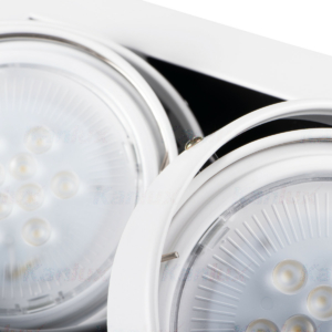 Kép 3/8 - Kanlux beépítehtő spot lámpatest MATEO ES DLP-250 2 x 25 W fehér