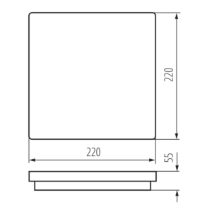 Kép 4/4 - Kanlux mennyezeti LED lámpa BENO 18W 4000K-L mozgásérzékelős fehér, 1550 lumen