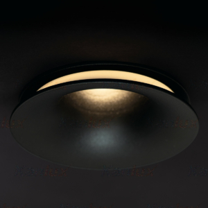 Kép 3/7 - Kanlux Beépíthető spot lámpatest AJAS DSO-B kör, alu, fekete