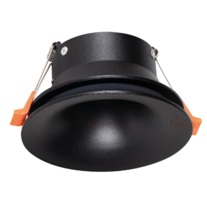 Kép 4/7 - Kanlux Beépíthető spot lámpatest AJAS DSO-B kör, alu, fekete