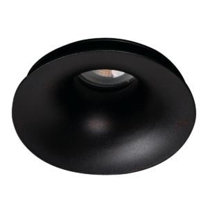 Kép 1/7 - Kanlux Beépíthető spot lámpatest AJAS DSO-B kör, alu, fekete