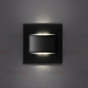 Kép 2/9 - Kanlux LED lépcsővilágító lámpa ERINUS LED LL fekete, 12 V, 1.5 W, 4000K, 30 lumen