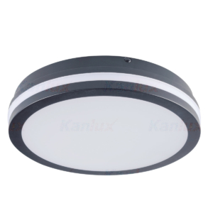 Kép 1/7 - Kanlux mennyezeti LED lámpa BENO 24W 4000K-O grafit, 1920 lumen
