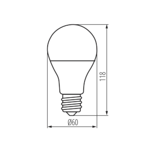 Kép 5/5 - Kanlux Smart LED fényforrás S A60 9W E27 RGB CCT