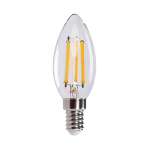 Kép 1/5 - Kanlux LED filament fényforrás XLED C35 E14 6W, 4000K, 806 lm