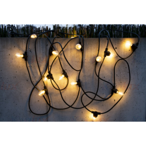 Kép 5/16 - Kanlux fényfüzér 5 x 10 W, E27, IP44, Fekete, 220-240 V