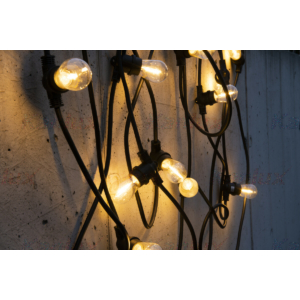 Kép 6/16 - Kanlux fényfüzér 10 x 10 W, E27, IP44, Fekete, 220-240 V