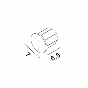Kép 3/3 - Nova Luce Circe kültéri LED beépíthető lámpa fekete