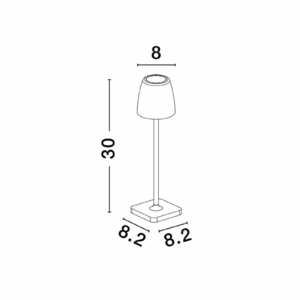 Kép 3/3 - Nova Luce Colt kültéri LED hangulatvilágítás fekete