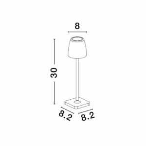 Kép 2/3 - Nova Luce Colt kültéri LED hangulatvilágítás zöld