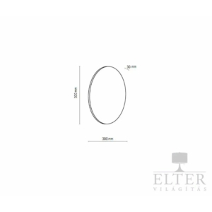 Kép 3/3 - TK Lighting Aga LED fali lámpa barna
