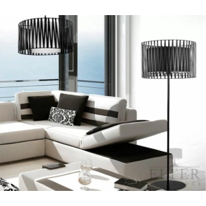 Kép 2/3 - TK Lighting Harmony állólámpa fekete