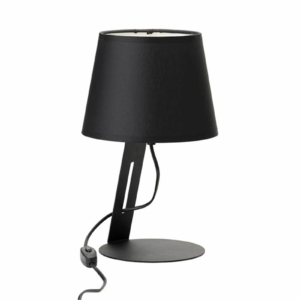 Kép 1/2 - TK Lighting Gracja asztali lámpa fekete
