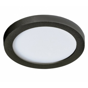 Kép 1/3 - AZzardo Slim Round LED beépíthető fürdőszobai lámpa fekete