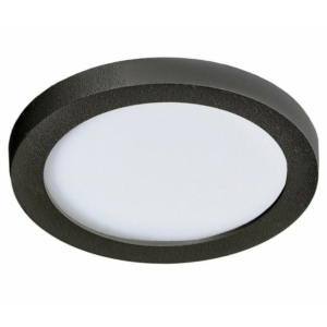 Kép 1/3 - AZzardo Slim Round LED beépíthető fürdőszobai lámpa fekete