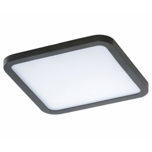 Kép 1/3 - AZzardo Slim Square LED beépíthető fürdőszobai lámpa fekete