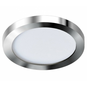 Kép 1/3 - AZzardo Slim Round LED beépíthető fürdőszobai lámpa króm