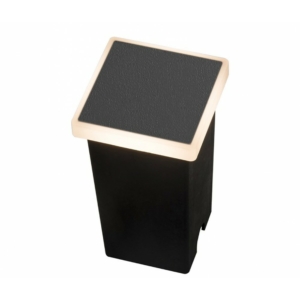 Kép 1/2 - AZzardo Alf Square LED kültéri süllyesztett lámpa fekete