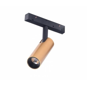 Kép 1/2 - AZzardo Niko Track Magnetic 27-52 LED sínrendszeres lámpafej arany/fekete, 3000K, 550 lm