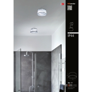 Kép 3/4 - Azzardo Una LED fürdőszobai beépíthető lámpa króm