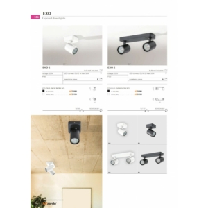 Kép 3/3 - AZzardo Exo spotlámpa fekete (K)