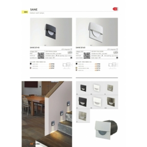 Kép 3/3 - Azzardo Sane LED beépíthető lámpa fekete