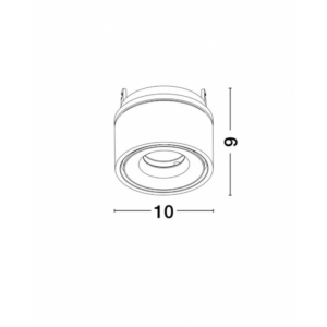 Kép 3/4 - Nova Luce Universal LED spotlámpa fehér