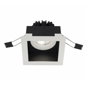 Kép 1/5 - Nova Luce Olbia beépíthető fürdőszobai lámpatest fekete