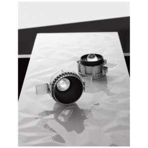 Kép 2/5 - Nova Luce Belluno beépíthető fürdőszobai lámpatest fekete