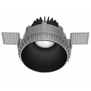 Kép 1/5 - Nova Luce Belluno beépíthető fürdőszobai lámpatest fekete