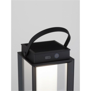 Kép 7/11 - Nova Luce Verhaal LED kültéri mobil állólámpa fekete