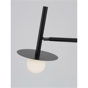 Kép 5/6 - Nova Luce Pielo állólámpa fekete
