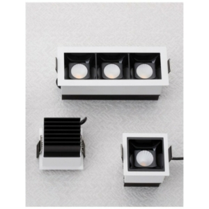 Kép 2/2 - Nova Luce Sorel beépíthető lámpa fekete