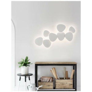 Kép 2/6 - Nova Luce Cronus LED fali lámpa fehér