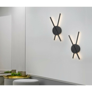 Kép 2/4 - Nova Luce Reslin LED fali lámpa fekete