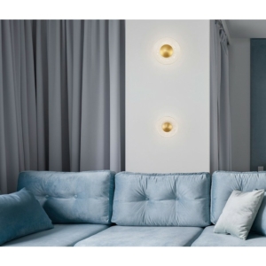 Kép 3/5 - Nova Luce Esil LED fali lámpa arany