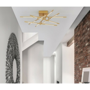 Kép 2/4 - Nova Luce Raccio LED mennyezeti lámpa arany
