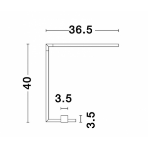 Kép 3/4 - Nova Luce Raccio LED íróasztali lámpa arany