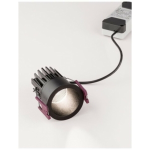 Kép 2/4 - Nova Luce Bree beépíthető fürdőszobai lámpa fekete