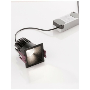 Kép 2/5 - Nova Luce Bree beépíthető fürdőszobai lámpa fekete